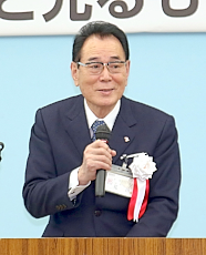 150216北区区長 花川與惣太 東京都北区長