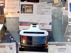 150530top34 シートベルトのバックル型サンプル展示