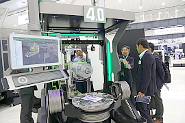 Industry4.0を視野に入れた取り組みも展開していた。