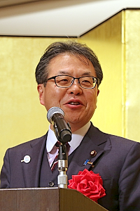 180118建設機械工業会 世耕経産大臣 世耕経済産業大臣
