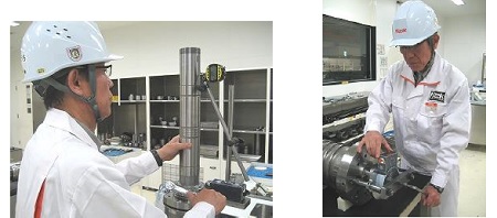 181217マザック名工 工作機械の主軸(スピンドル)の組立・調整作業を行なう大内社員