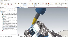 バレル工具による5軸加工