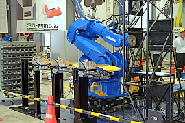 191008イワタツール2 トライエンジニアリングにて。MECT2019でどんな展開をみせるのか楽しみだ。