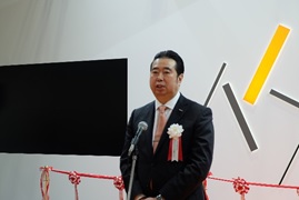 200225日進工具2 あいさつする後藤社長