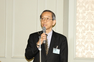 120525日立ツール2 業績報告・方針説明をする田中社長