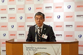 181015JIMTOF2 東京ビッグサイト 木暮 代表取締役常務