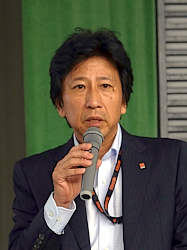 説明する岡田技術本部長