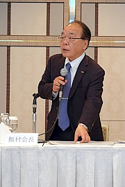 170612top2 新会長に就任した飯村東芝機械会長