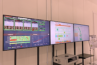 他工場と進捗を同期させ、効率的に生産。スマートファクトリー化を実現している。