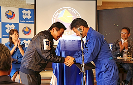 151221top3 石川オーエスジー社長によるミッションステイトメント宣言が行われた